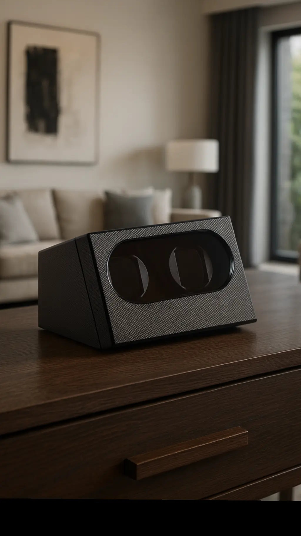 Carbon Fiber Dual Watch Winder